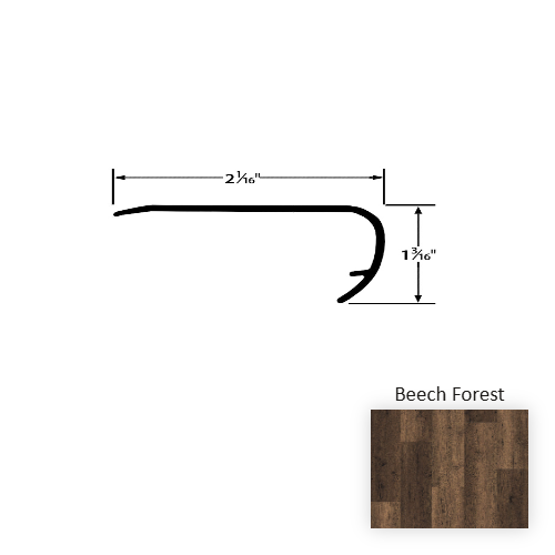 Riverwood Wood Beech Forest Overlap Stair Nose Embossed 1