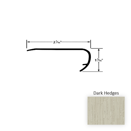 Wood Tech Wood Dark Hedges Overlap Stair Nose Embossed 1
