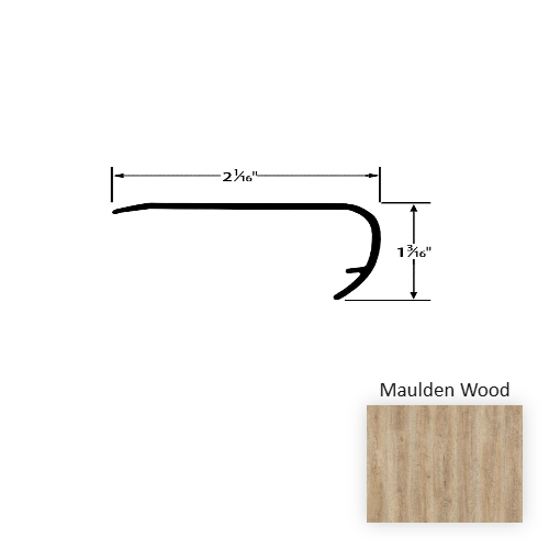 Wood Tech Wood Maulden Wood Overlap Stair Nose Embossed 1