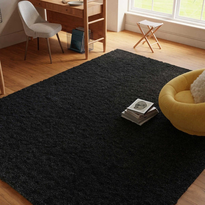 Pacific Shag Polyester BLK Black PCS01