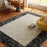 Pacific Shag Ivory Black Polyester IVBLK