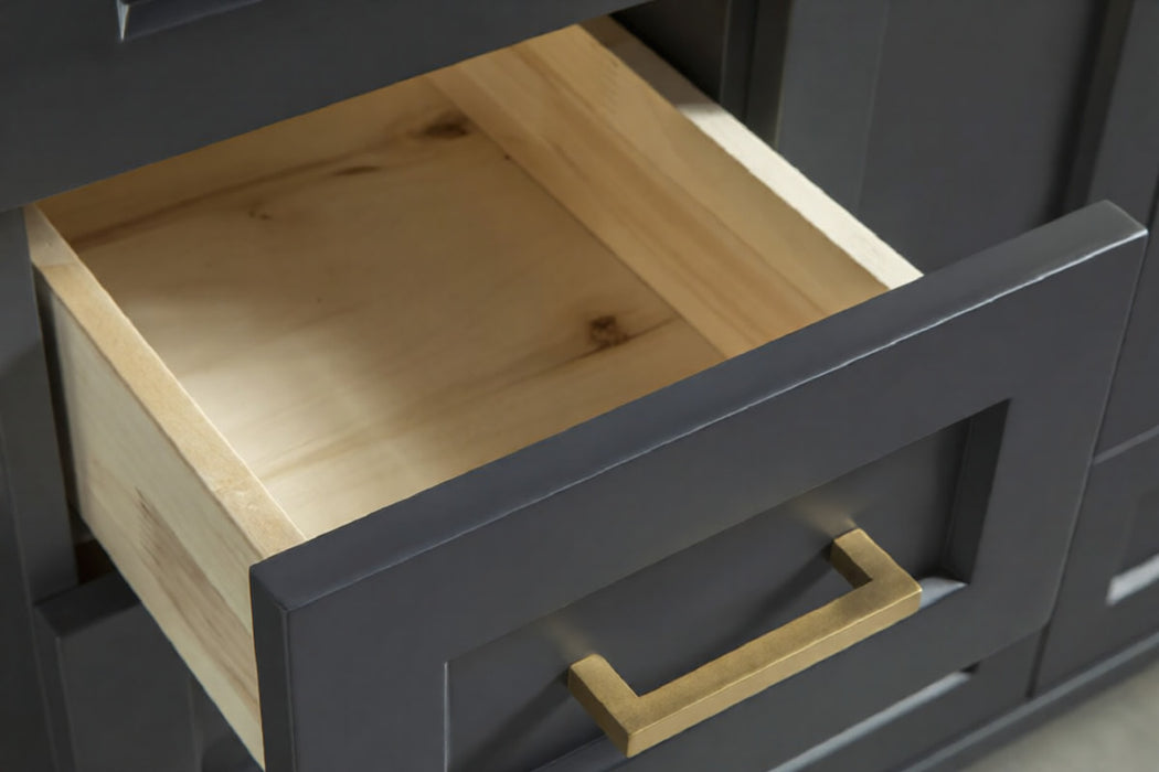 Paloma Wood Dark Grey Bathroom Vanity Dark Grey 5