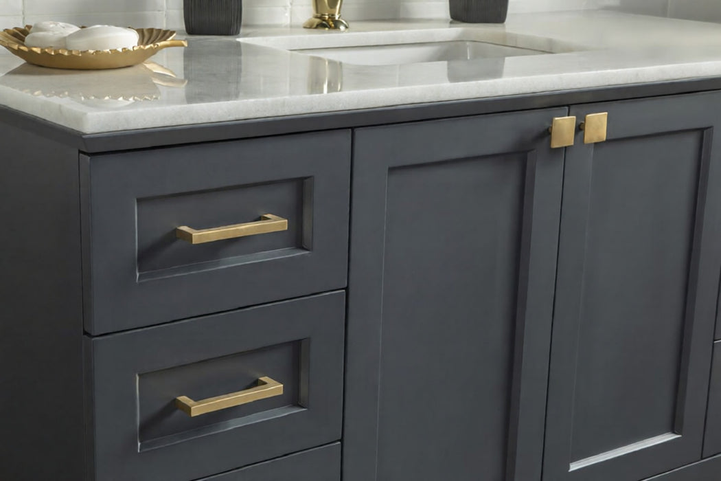 Paloma Wood Dark Grey Bathroom Vanity Dark Grey 3