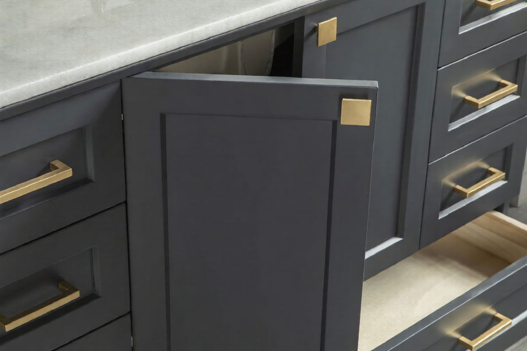 Paloma Wood Dark Grey Bathroom Vanity Dark Grey 4