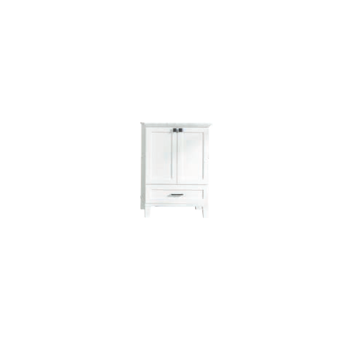 Paloma Wood White Bathroom Vanity White 1