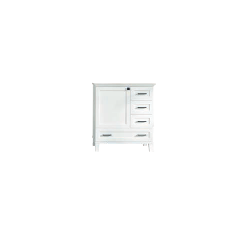 Paloma Wood White Bathroom Vanity White 1