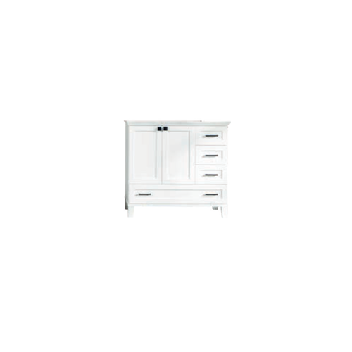 Paloma Wood White Bathroom Vanity White 1