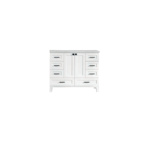 Paloma Wood White Bathroom Vanity White 1