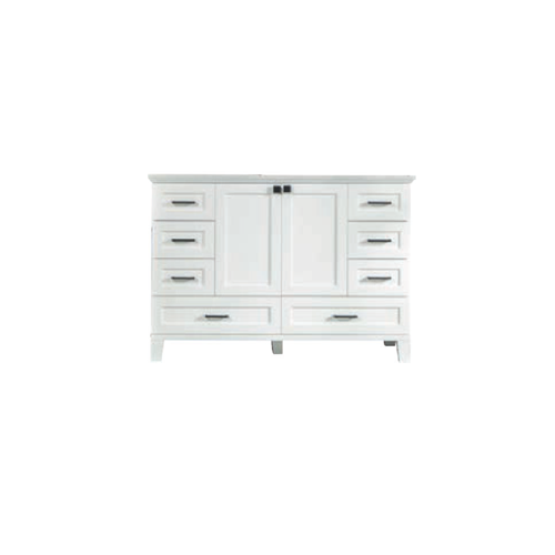 Paloma Wood White Bathroom Vanity White 1
