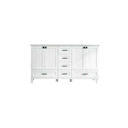 Paloma Wood White Bathroom Vanity White 1