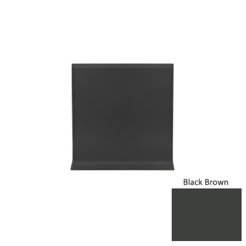 Pinnacle Rubber Black Brown Butt Toe Wall Base 1