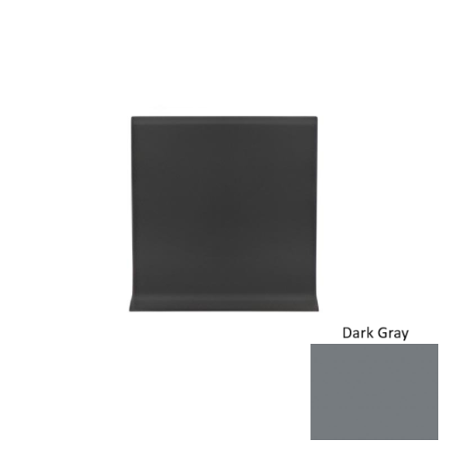 Pinnacle Rubber Dark Gray Butt Toe Wall Base 1