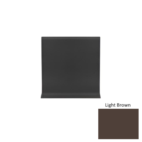 Pinnacle Rubber Light Brown Butt Toe Wall Base 1
