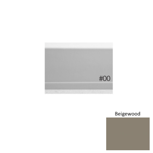 Pinnacle Plus Rubber #00 Simplicity Beigewood Coil Wall Base 1