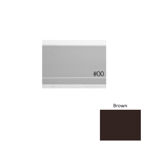 Pinnacle Plus Rubber #00 Simplicity Brown Coil Wall Base 1