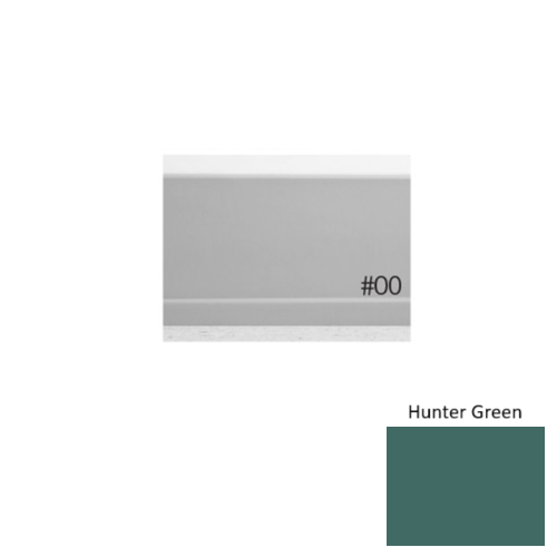Pinnacle Plus Rubber #00 Simplicity Hunter Green Coil Wall Base 1