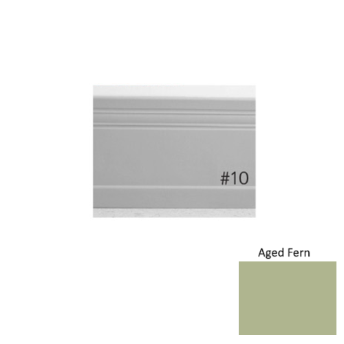 Pinnacle Plus Rubber #10 Serenity Aged Fern Coil Wall Base 1