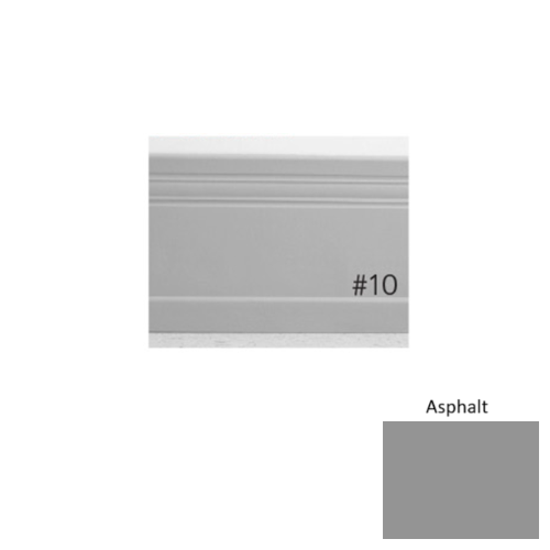 Pinnacle Plus Rubber #10 Serenity Asphalt Coil Wall Base 1