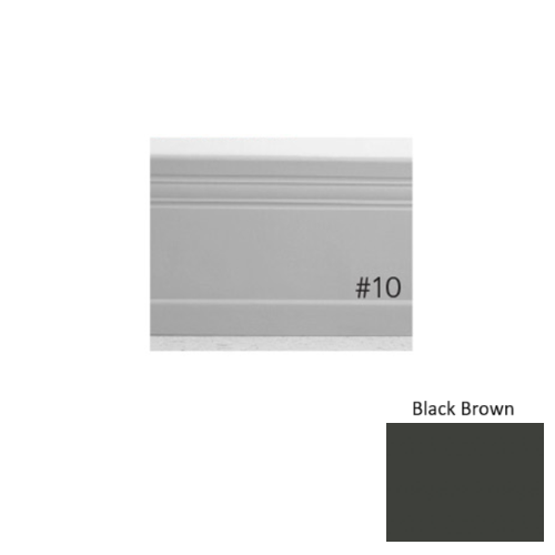 Pinnacle Plus Rubber #10 Serenity Black Brown Coil Wall Base 1