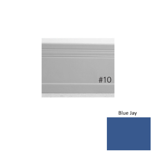 Pinnacle Plus Rubber #10 Serenity Blue Jay Coil Wall Base 1