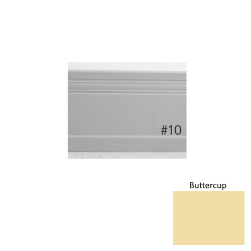 Pinnacle Plus Rubber #10 Serenity Buttercup Coil Wall Base 1