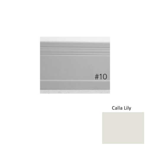 Pinnacle Plus Rubber #10 Serenity Calla Lily Coil Wall Base 1