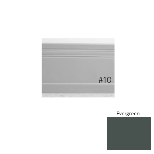 Pinnacle Plus Rubber #10 Serenity Evergreen Coil Wall Base 1