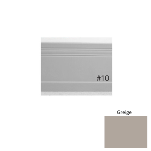 Pinnacle Plus Rubber #10 Serenity Greige Coil Wall Base 1