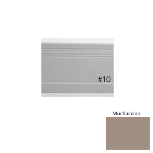 Pinnacle Plus Rubber #10 Serenity Mochaccino Coil Wall Base 1