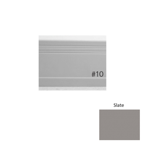 Pinnacle Plus Rubber #10 Serenity Slate Coil Wall Base 1