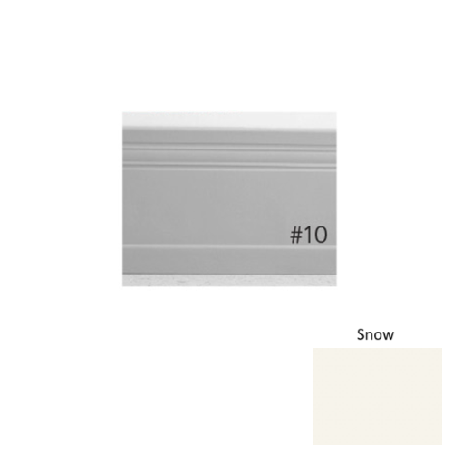 Pinnacle Plus Rubber #10 Serenity Snow Coil Wall Base 1