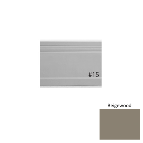 Pinnacle Plus Rubber #15 Impluse Beigewood Coil Wall Base 1