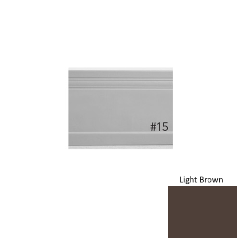 Pinnacle Plus Rubber #15 Impluse Light Brown Coil Wall Base 1