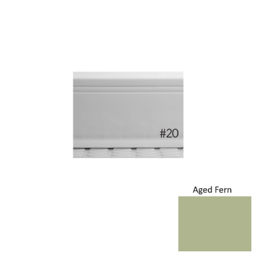 Pinnacle Plus Rubber #20 Draft Aged Fern Coil Wall Base 1