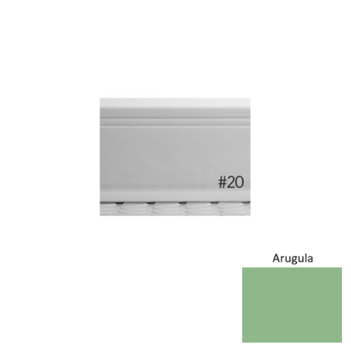 Pinnacle Plus Rubber #20 Draft Arugula Coil Wall Base 1