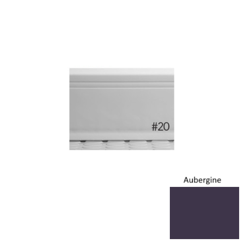 Pinnacle Plus Rubber #20 Draft Aubergine Coil Wall Base 1