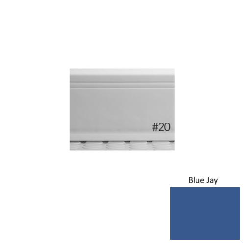 Pinnacle Plus Rubber #20 Draft Blue Jay Coil Wall Base 1