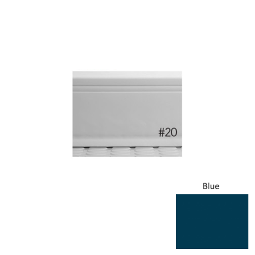 Pinnacle Plus Rubber #20 Draft Blue Coil Wall Base 1