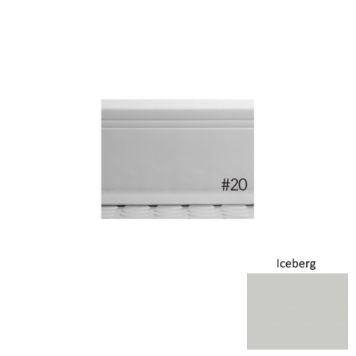 Pinnacle Plus Rubber #20 Draft Iceberg Coil Wall Base 1