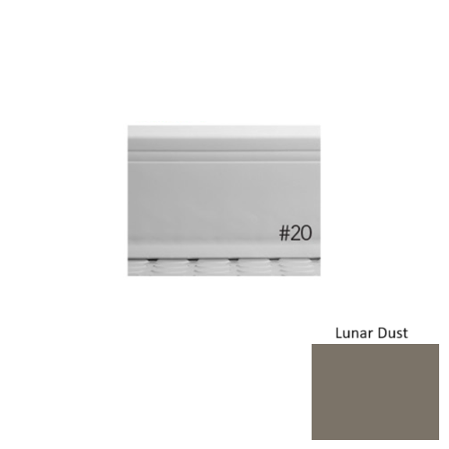 Pinnacle Plus Rubber #20 Draft Lunar Dust Coil Wall Base 1