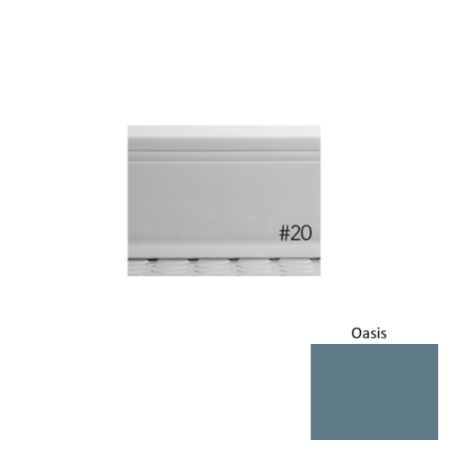 Pinnacle Plus Rubber #20 Draft Oasis Coil Wall Base 1