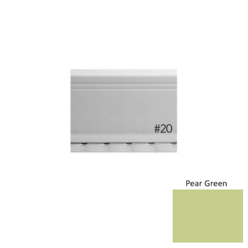 Pinnacle Plus Rubber #20 Draft Pear Green Coil Wall Base 1
