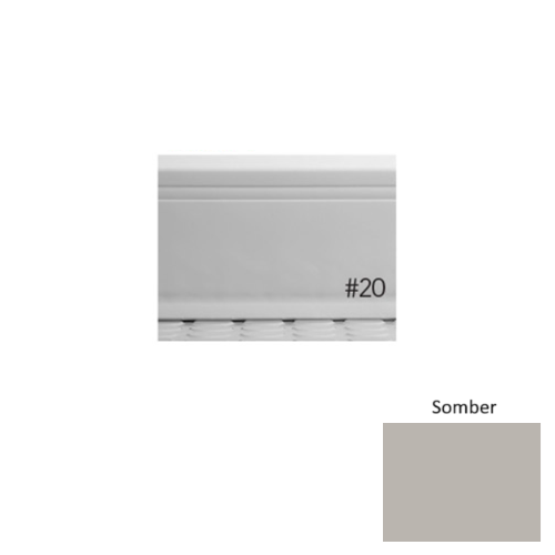 Pinnacle Plus Rubber #20 Draft Somber Coil Wall Base 1