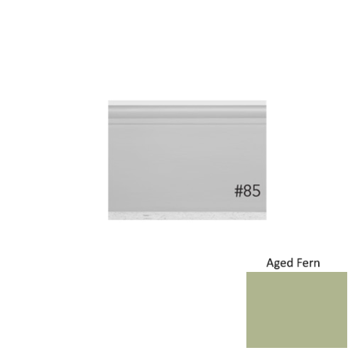 Pinnacle Plus Rubber #25 Classic Aged Fern Coil Wall Base 1