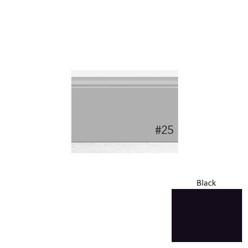 Pinnacle Plus Rubber #25 Classic Black Coil Wall Base 1
