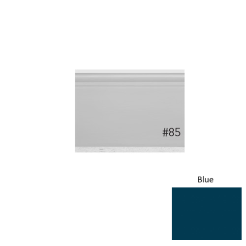 Pinnacle Plus Rubber #25 Classic Blue Coil Wall Base 1