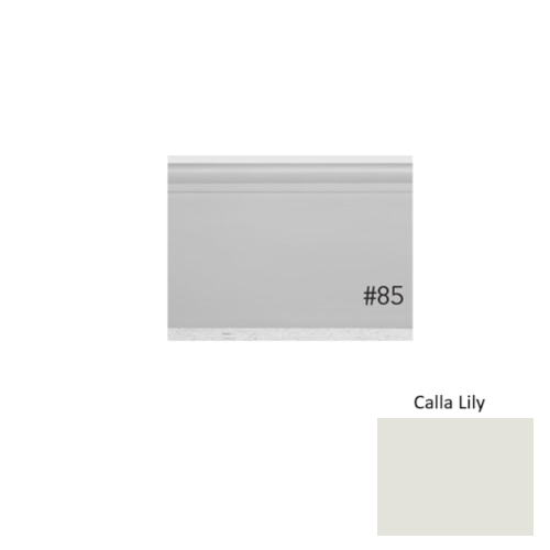 Pinnacle Plus Rubber #25 Classic Calla Lily Coil Wall Base 1
