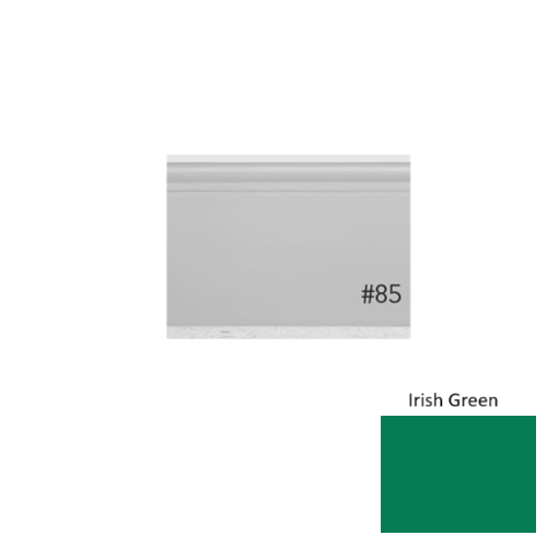 Pinnacle Plus Rubber #25 Classic Irish Green Coil Wall Base 1
