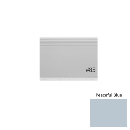 Pinnacle Plus Rubber #25 Classic Peaceful Blue Coil Wall Base 1