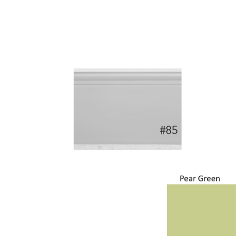 Pinnacle Plus Rubber #25 Classic Pear Green Coil Wall Base 1